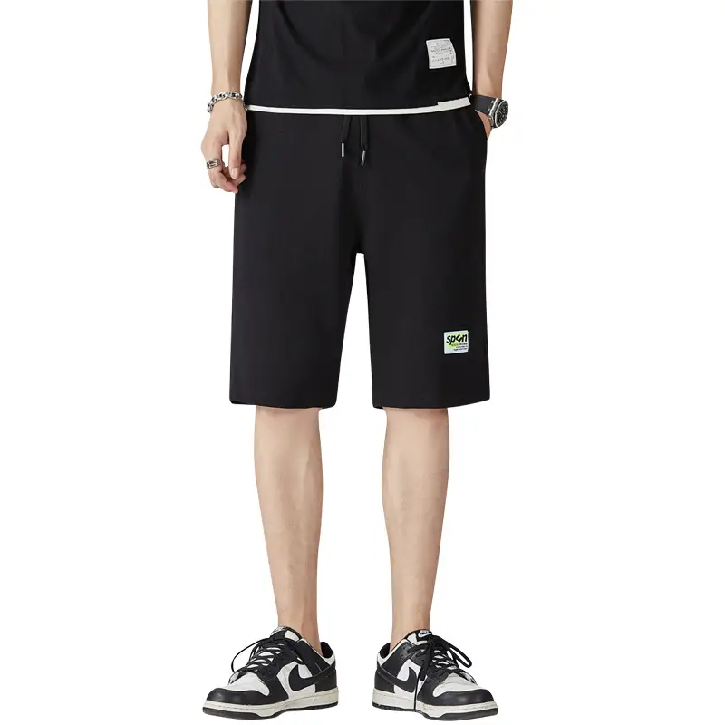 New Men's Casual Shorts Cotton Loose Fit Beach Wear - Image 21