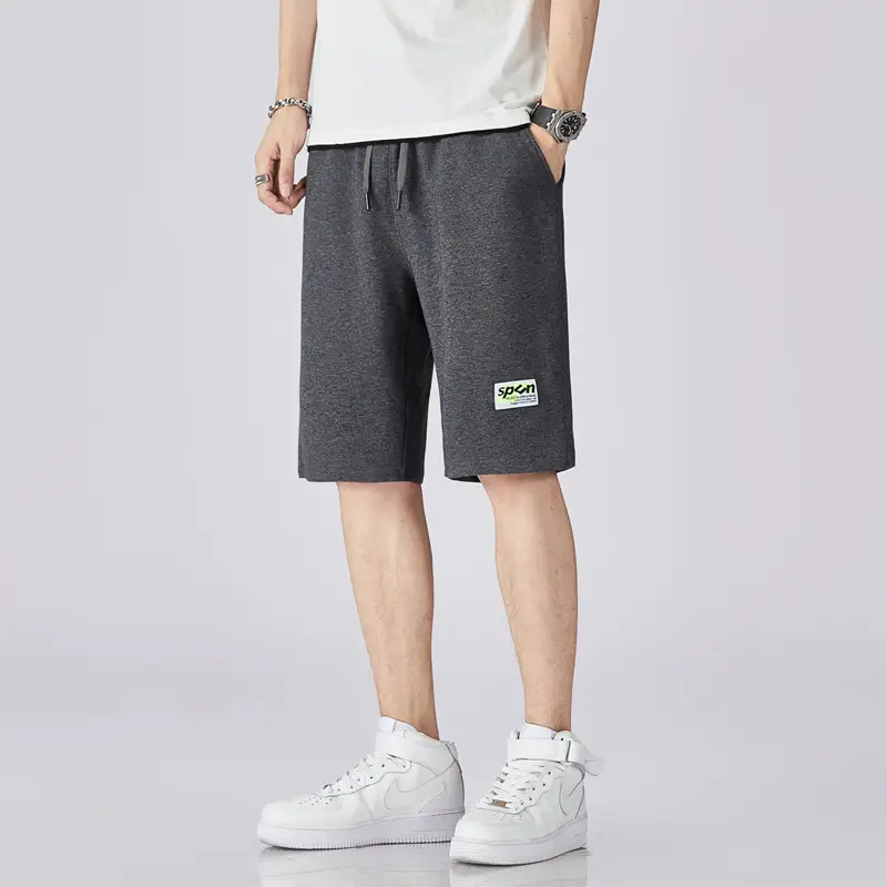 New Men's Casual Shorts Cotton Loose Fit Beach Wear - Image 13