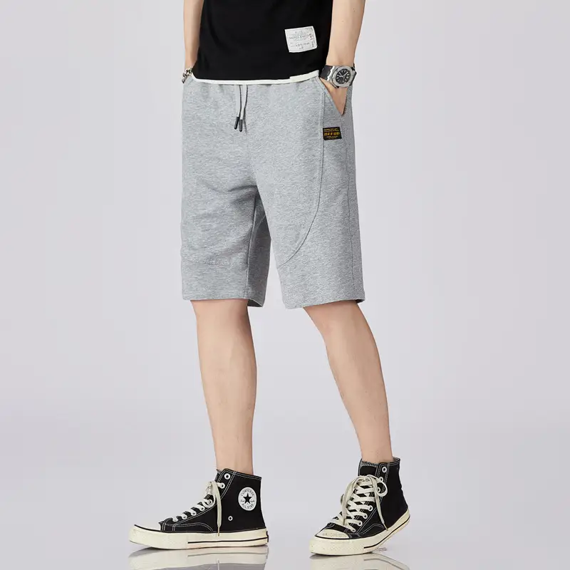 New Men's Casual Shorts Cotton Loose Fit Beach Wear - Image 15