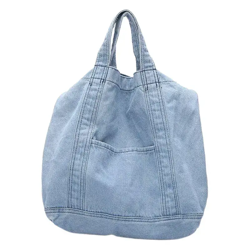 Wholesale Denim Bag 2018 New Large Capacity Shoulder Shopping Bag Crossbody Bag Korean Fashion chic Artistic Cloth