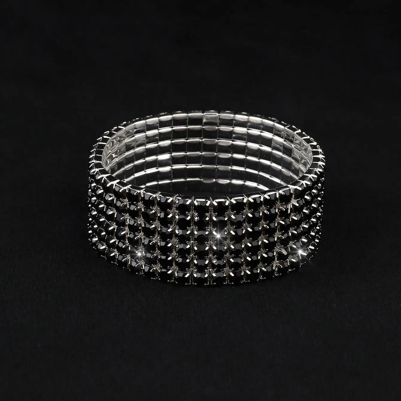 European American Flash Diamond Retro Neckbone Chain Necklace — feature 20