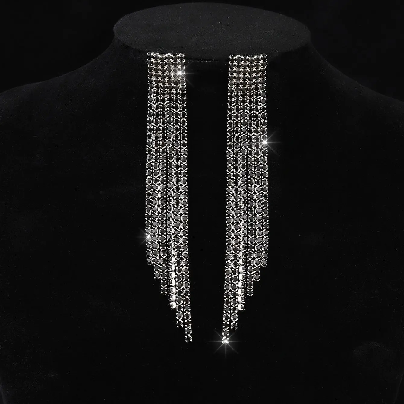 European American Flash Diamond Retro Neckbone Chain Necklace — feature 21
