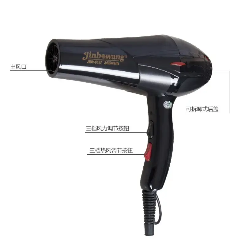 Jinbowang 6637 Hair Dryer with Negative Ion Technology - Image 8
