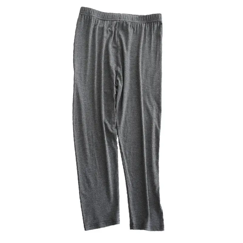 Women Thin Grey Modal Leggings Spring Autumn Wear - Image 8