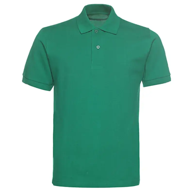 Men Black Cotton Polo Shirt Short Sleeve - Image 13
