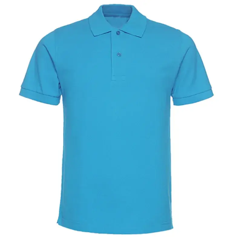 Men Black Cotton Polo Shirt Short Sleeve - Image 9