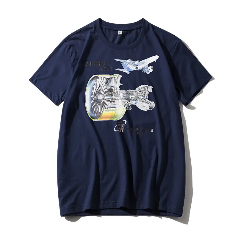 Men Navy Flying Group Crewneck T-Shirt Slim Fit - Image 10