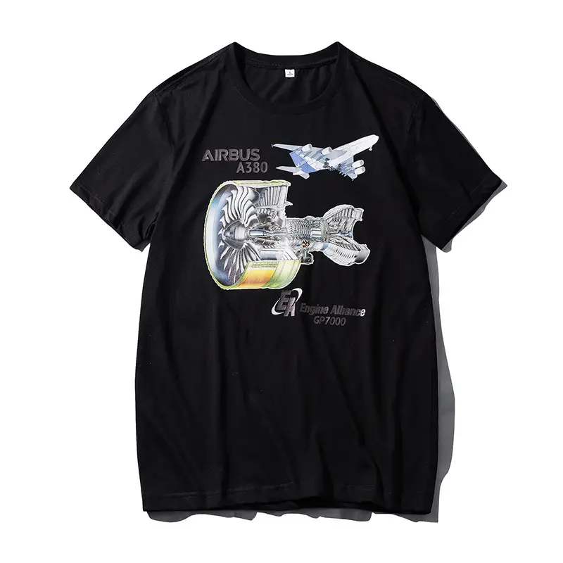 Men Navy Flying Group Crewneck T-Shirt Slim Fit - Image 4