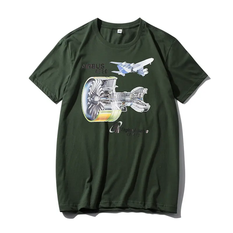 Men Navy Flying Group Crewneck T-Shirt Slim Fit - Image 5