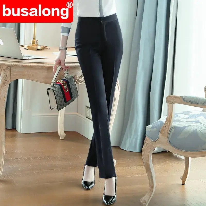 Women's White Sleeveless Blazer Suit with Belt for Office Wear - Image 4