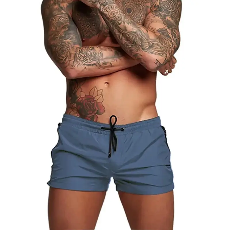 Men's Orange Liner Sports Shorts Quick-Drying Running Training Pants - Image 13