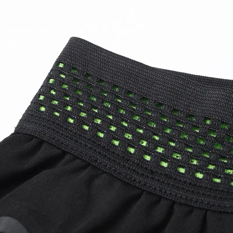 Men's Black Elastic Waist Shorts Casual Hot Sale - Image 6
