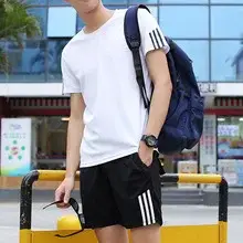 Men's Black Elastic Waist Shorts Casual Hot Sale — feature 29