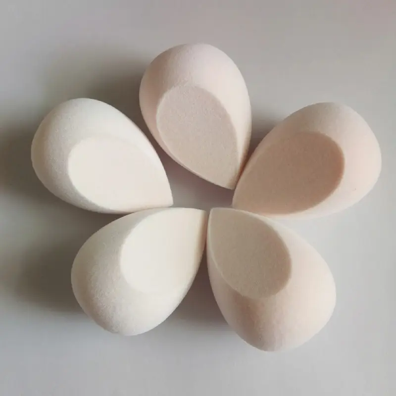 Pink Flocking Beauty Eggs for Makeup Use