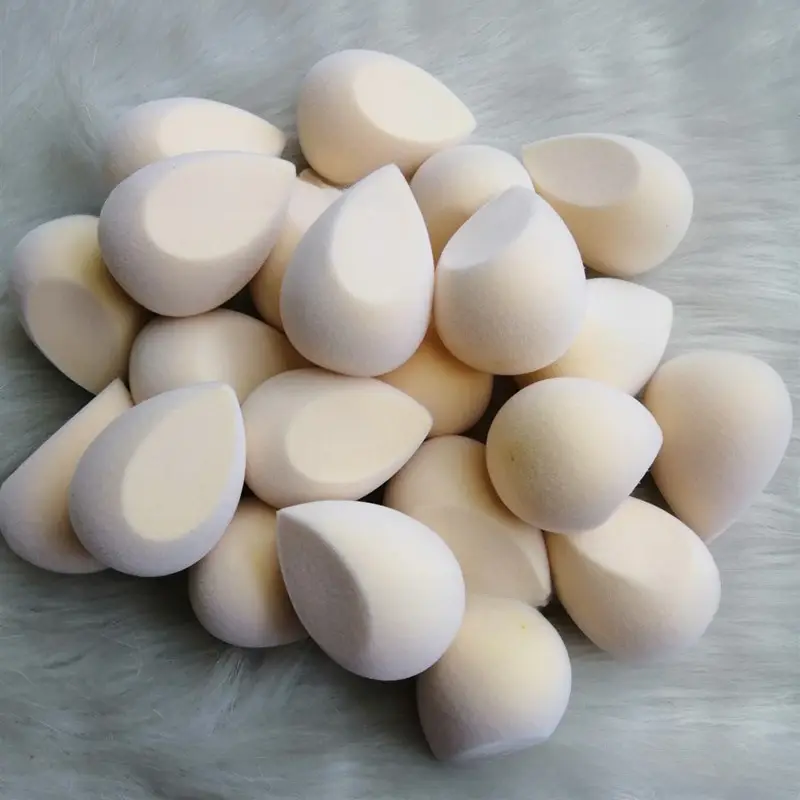 Pink Flocking Beauty Eggs for Makeup Use