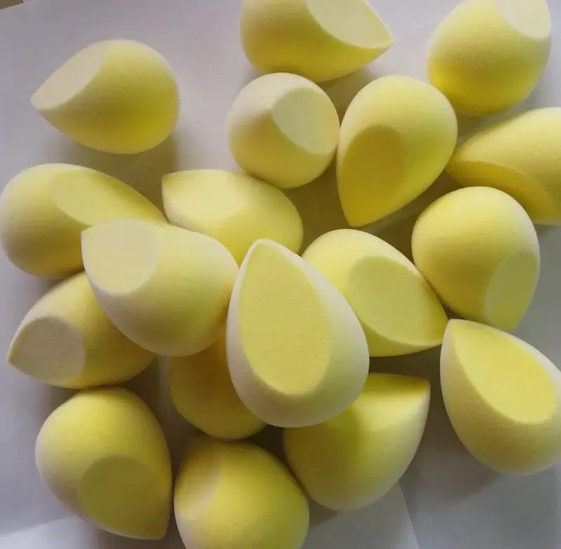 Pink Flocking Beauty Eggs for Makeup Use