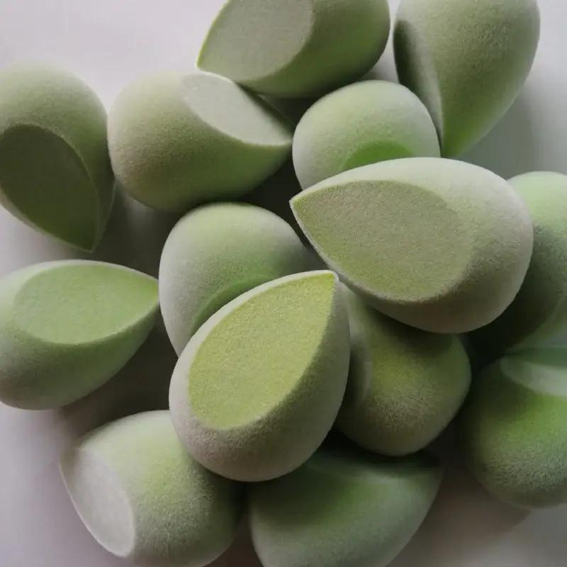 Pink Flocking Beauty Eggs for Makeup Use