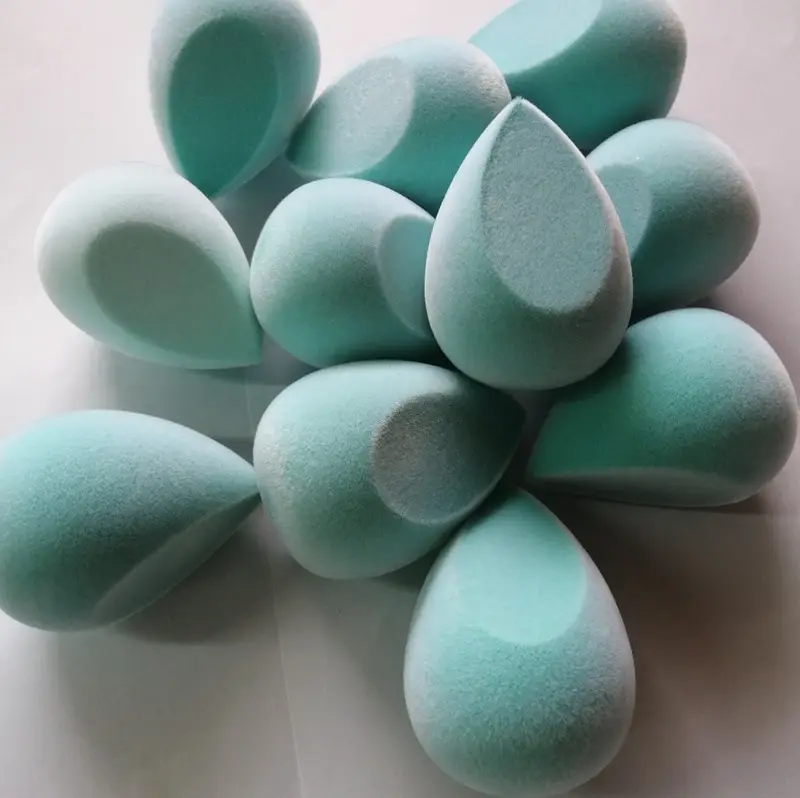 Pink Flocking Beauty Eggs for Makeup Use