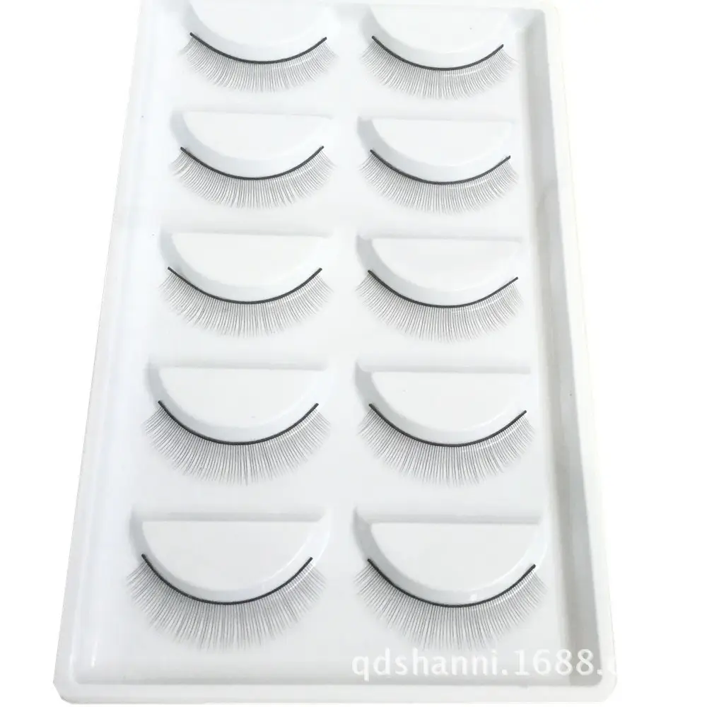 White False Eyelashes Set for Hair & Eye Practice - Image 5