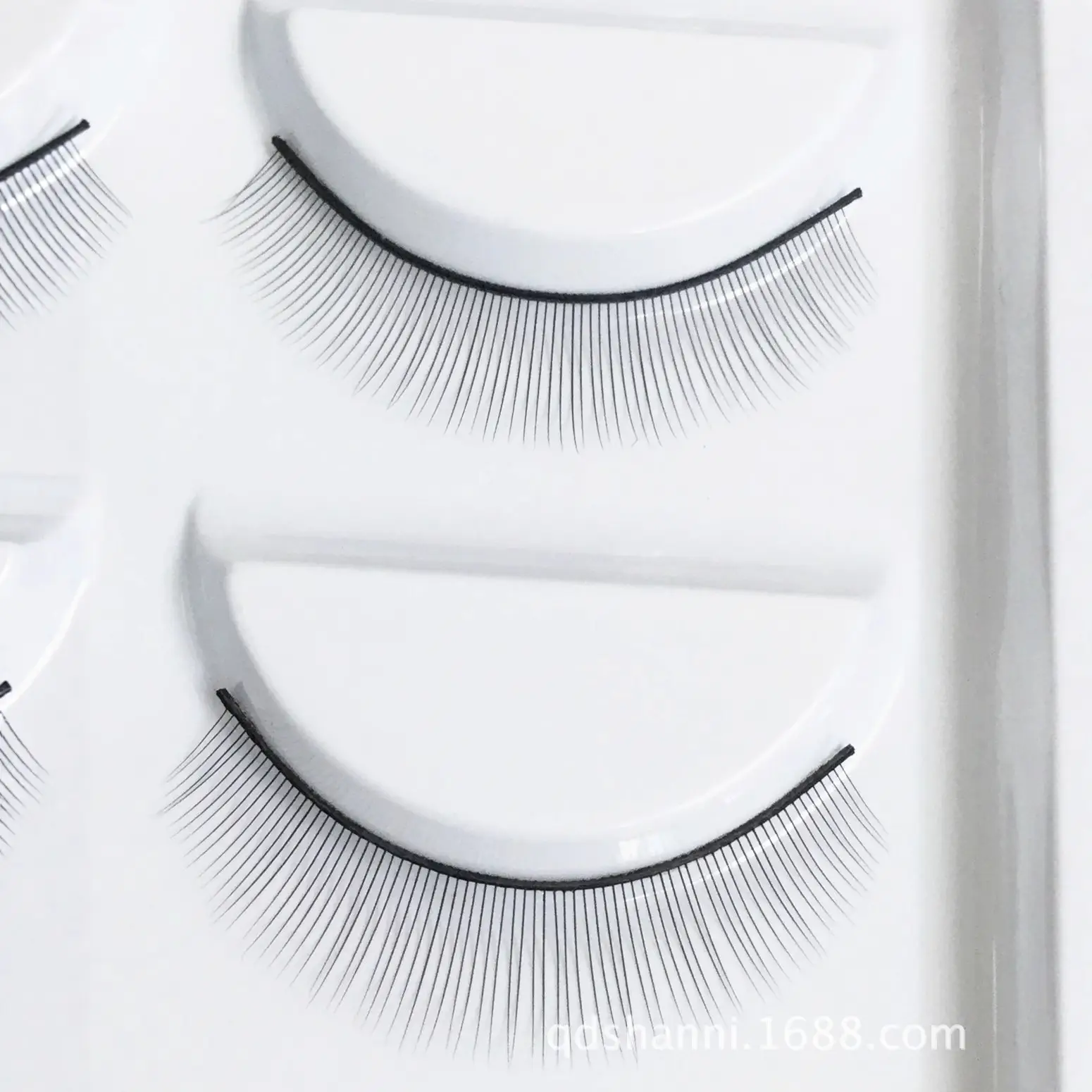 White False Eyelashes Set for Hair & Eye Practice - Image 7