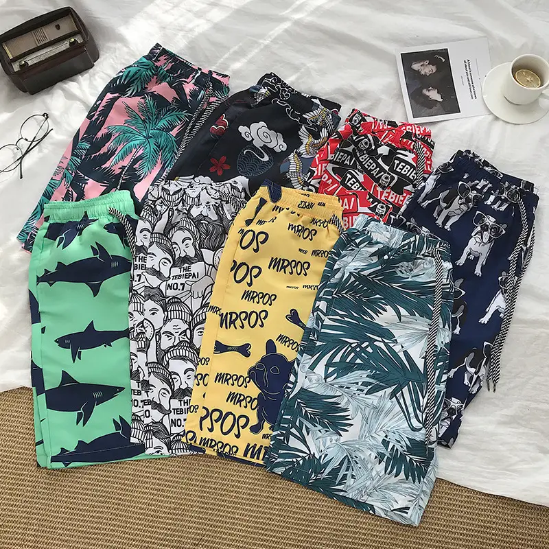 Cross-border Korean Beach Pants for Men Loose Casual Shorts - Image 12