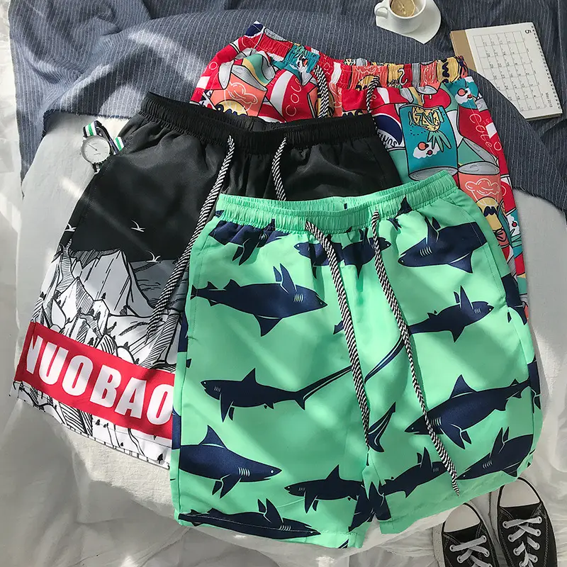 Cross-border Korean Beach Pants for Men Loose Casual Shorts - Image 14