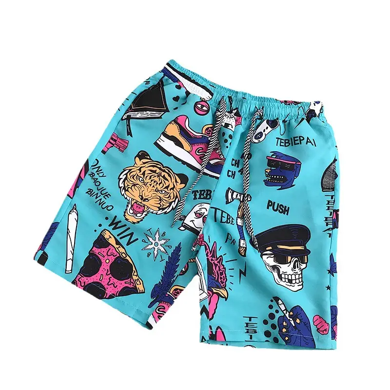 Cross-border Korean Beach Pants for Men Loose Casual Shorts - Image 15