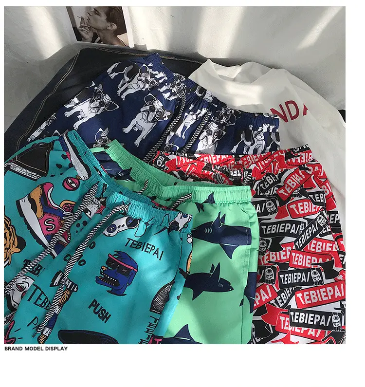 Cross-border Korean Beach Pants for Men Loose Casual Shorts — feature 10