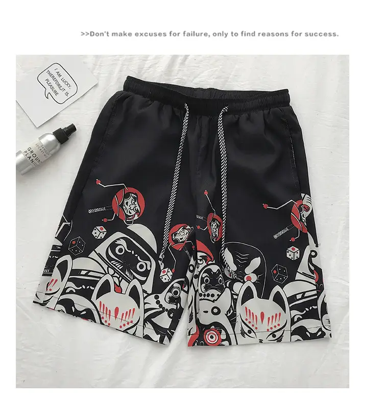 Cross-border Korean Beach Pants for Men Loose Casual Shorts — feature 13