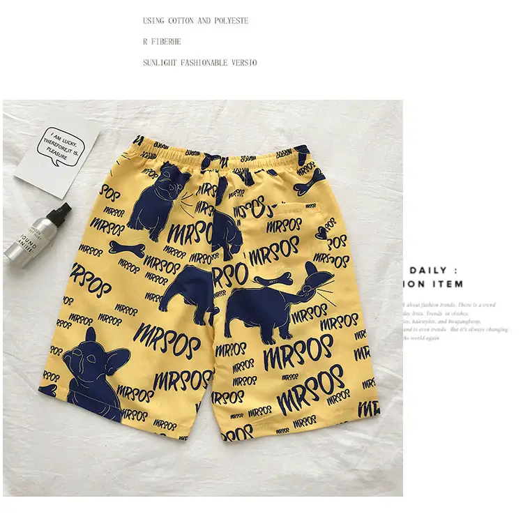 Cross-border Korean Beach Pants for Men Loose Casual Shorts — feature 23