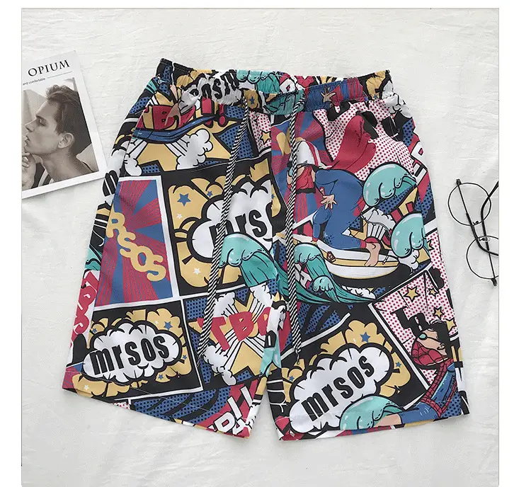 Cross-border Korean Beach Pants for Men Loose Casual Shorts — feature 25