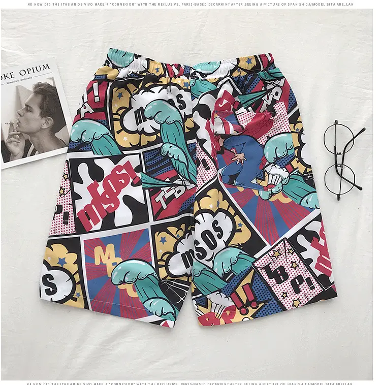 Cross-border Korean Beach Pants for Men Loose Casual Shorts — feature 26