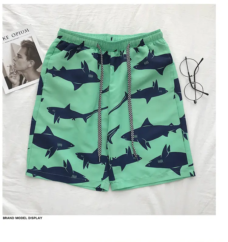 Cross-border Korean Beach Pants for Men Loose Casual Shorts — feature 28