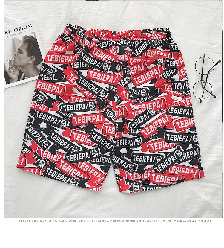 Cross-border Korean Beach Pants for Men Loose Casual Shorts — feature 29