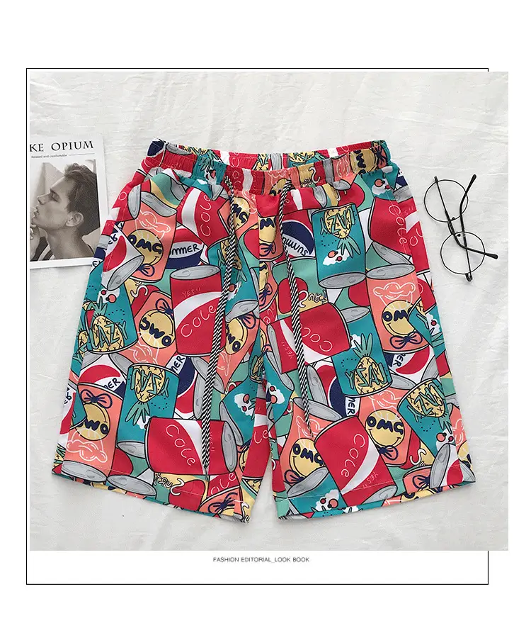 Cross-border Korean Beach Pants for Men Loose Casual Shorts — feature 33