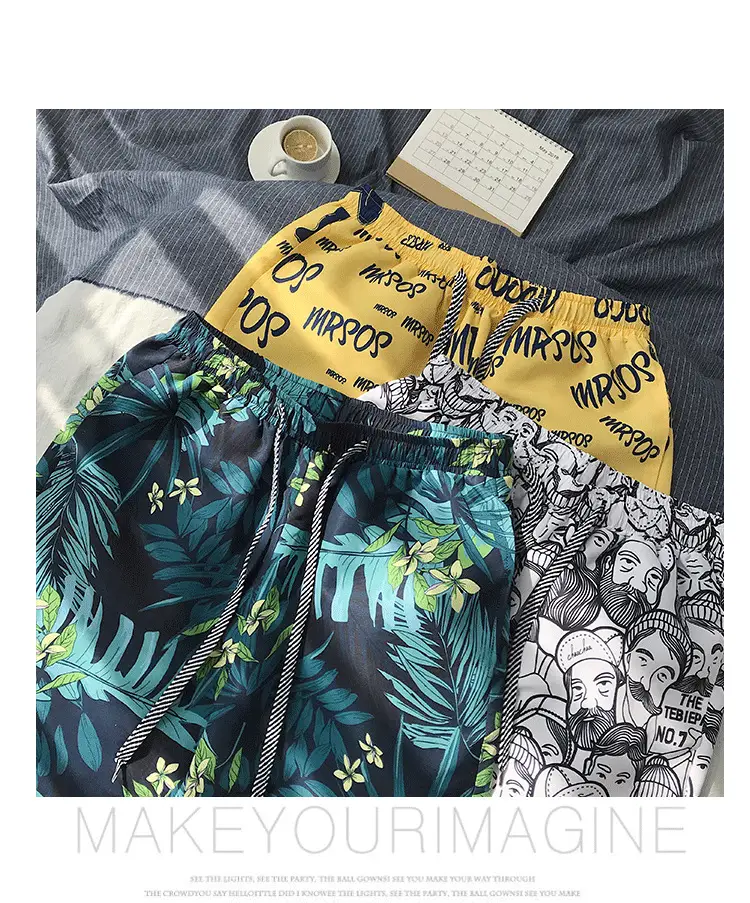 Cross-border Korean Beach Pants for Men Loose Casual Shorts — feature 4