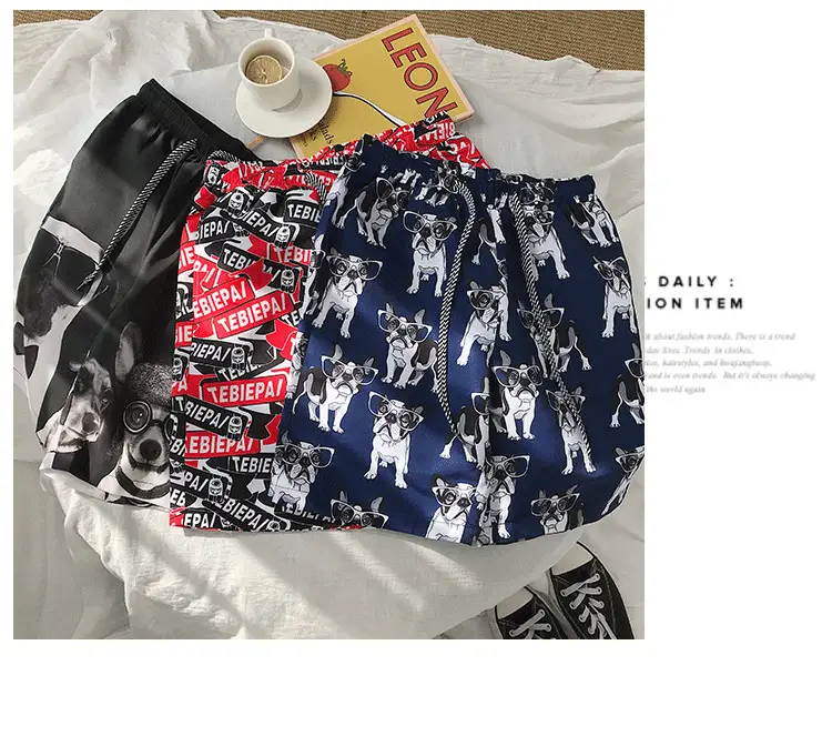 Cross-border Korean Beach Pants for Men Loose Casual Shorts — feature 5