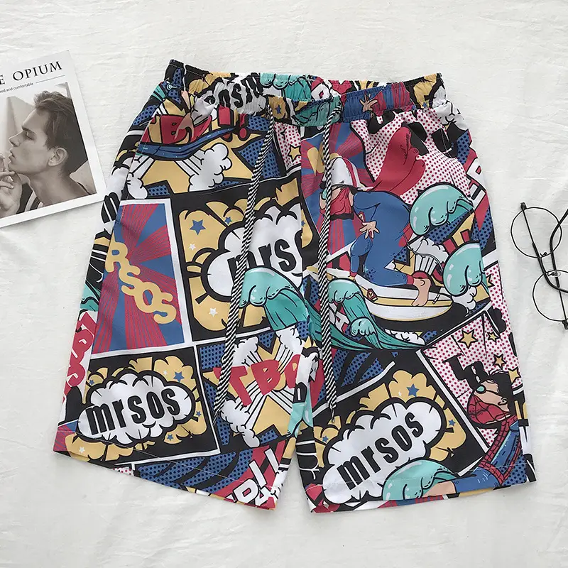 Cross-border Korean Beach Pants for Men Loose Casual Shorts - Image 10