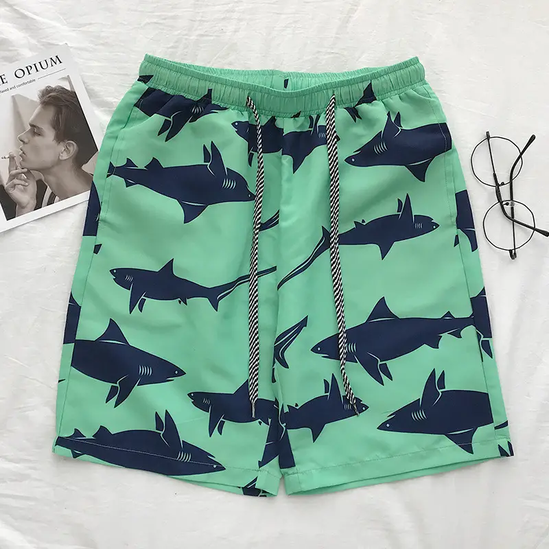 Cross-border Korean Beach Pants for Men Loose Casual Shorts - Image 3