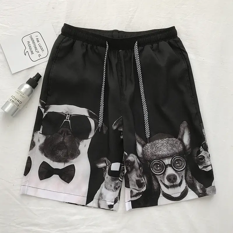Cross-border Korean Beach Pants for Men Loose Casual Shorts - Image 6