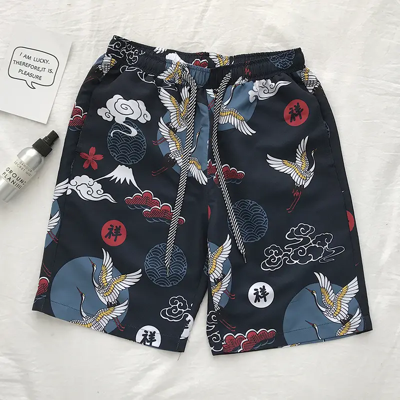 Cross-border Korean Beach Pants for Men Loose Casual Shorts - Image 9