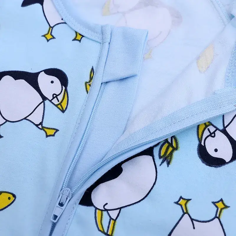 Newborn Pajama Set with Puppy Print Yellow Zipper - Image 31