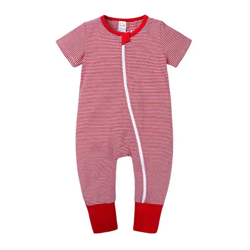 Newborn Pajama Set with Puppy Print Yellow Zipper - Image 15