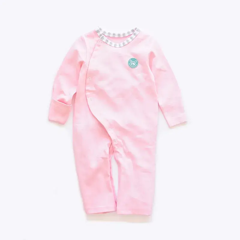 Cotton Two-Wear Romper for Babies Newborns Light Blue
