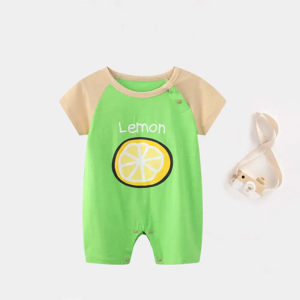 Baby Cartoon Crossbody Jumpsuit Summer Cotton - Image 15