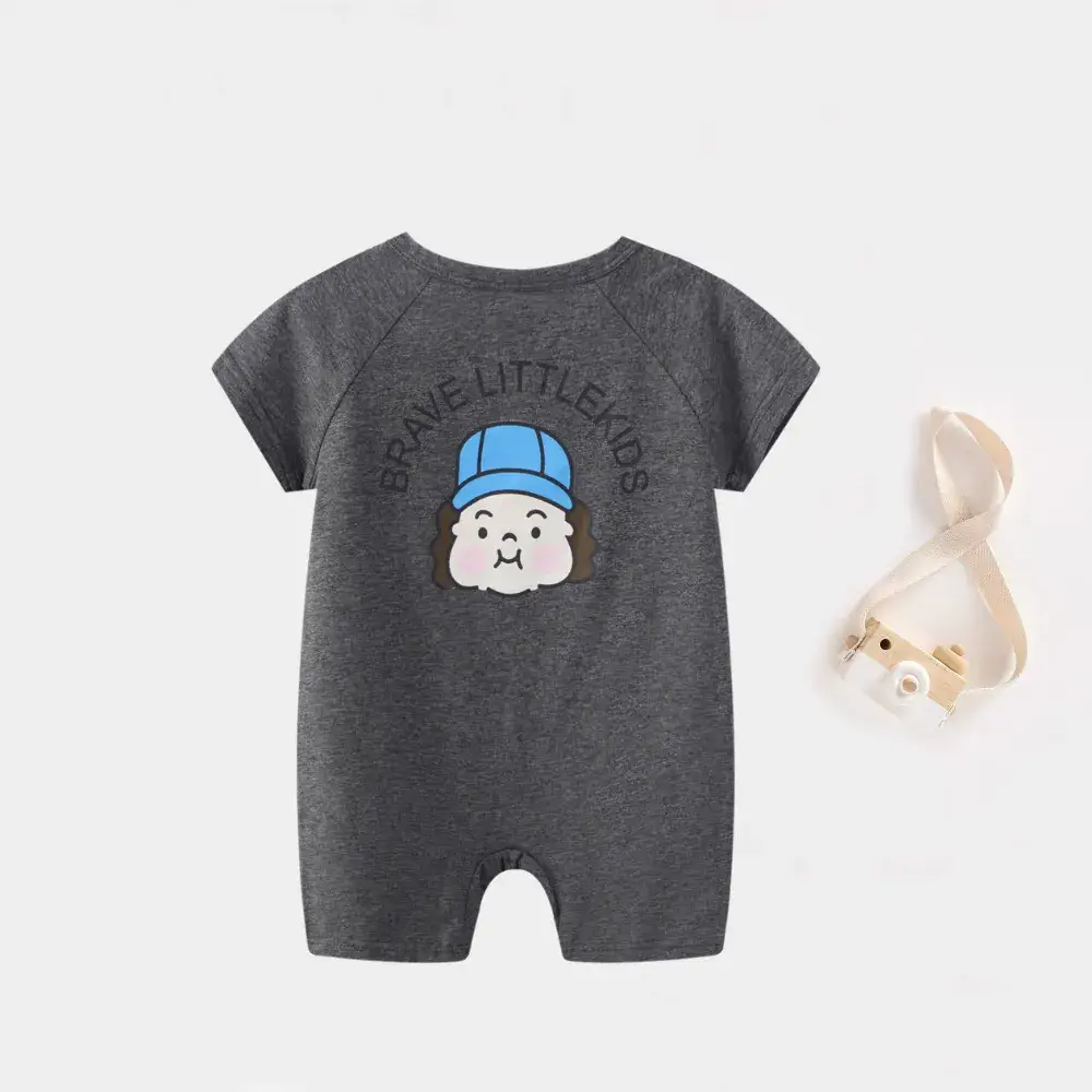 Baby Cartoon Crossbody Jumpsuit Summer Cotton - Image 17