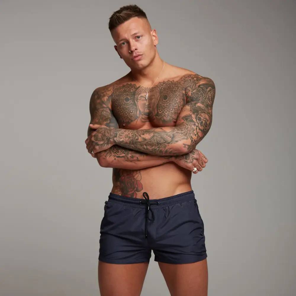 Men's Maroon Quick-Drying Sports Shorts - Image 21