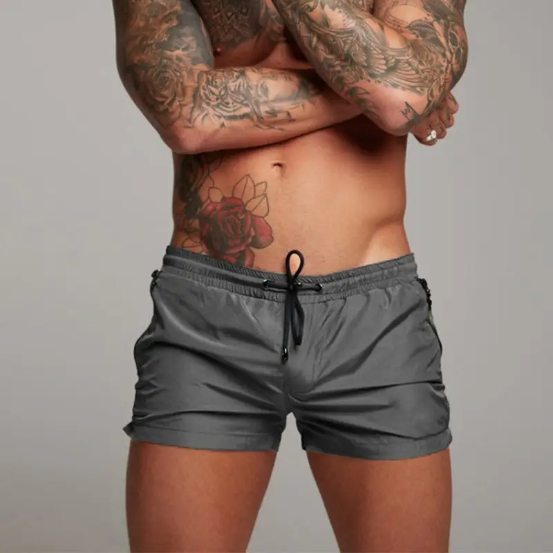 Men's Maroon Quick-Drying Sports Shorts - Image 7
