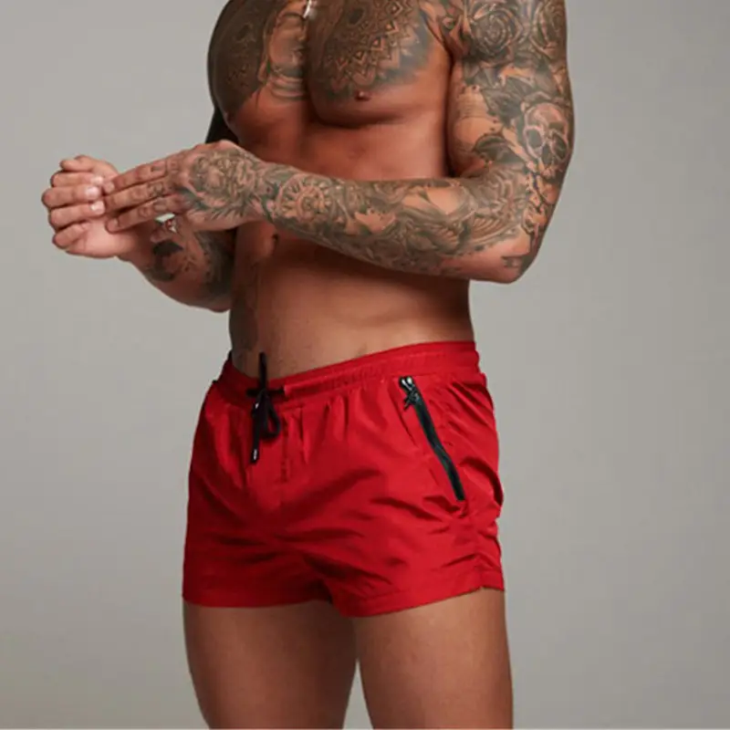 Men's Maroon Quick-Drying Sports Shorts - Image 2
