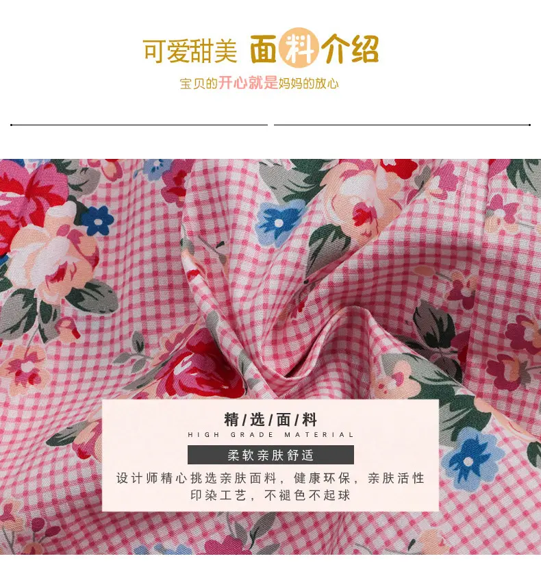 25 Spring Girls Sleeveless Printed Floral Dress — feature 4